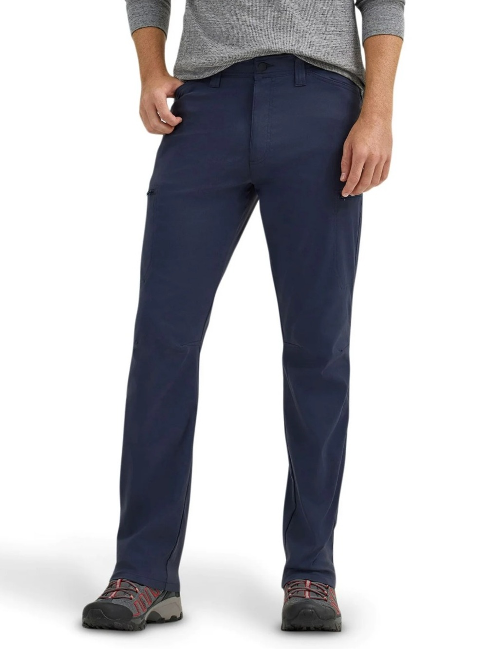 Wrangler Men’s Outdoor All Terrain Cargo Pant Straight Fit - Navy Blue 36x32